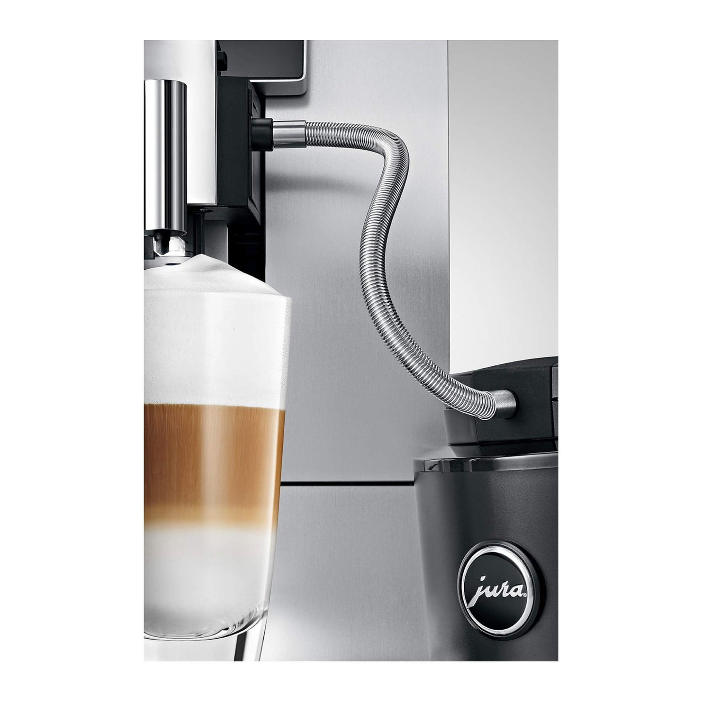 JURA Stainless Steel Milk Pipe, HP3, Silver