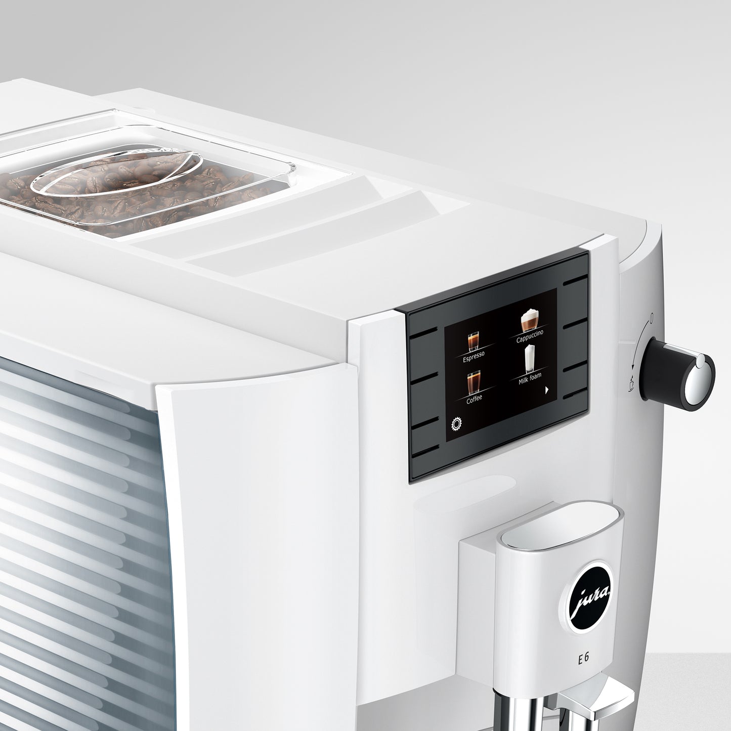Jura E6 White Factory Serviced