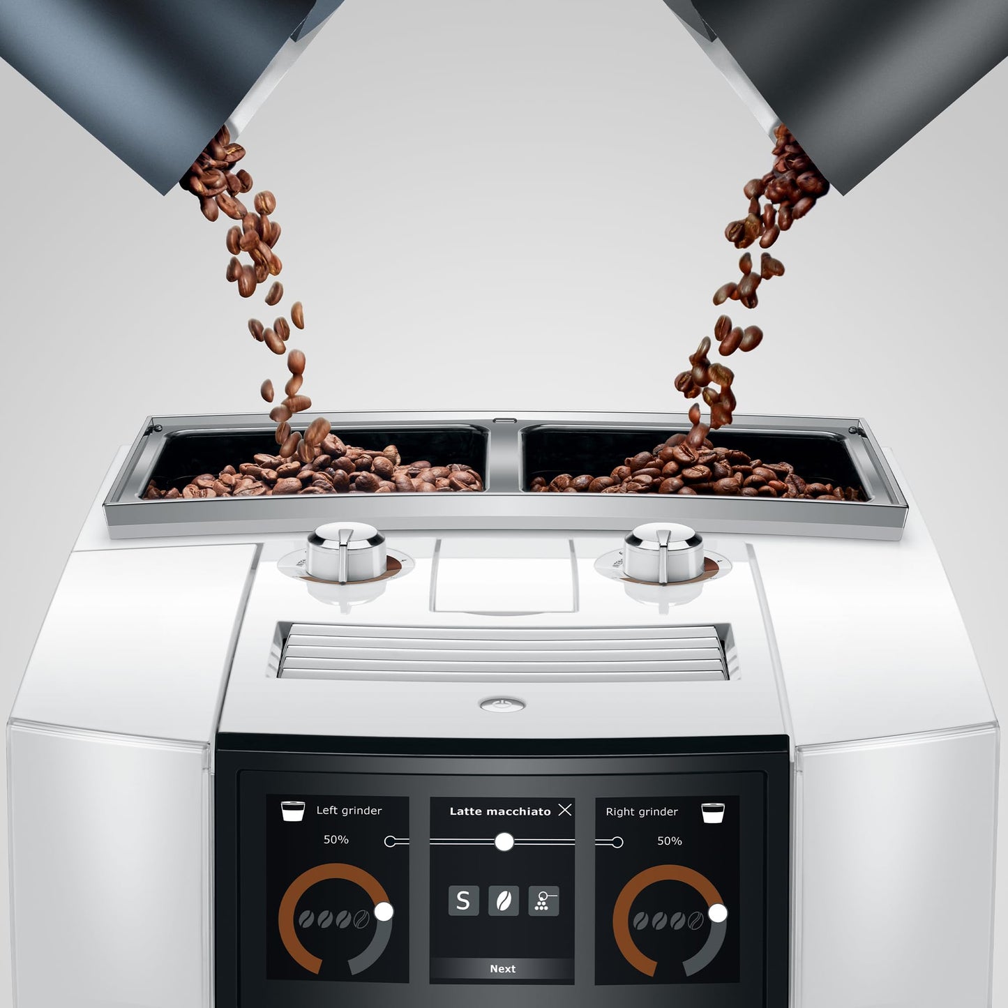 Jura J8 Twin Automatic Coffee Machine White