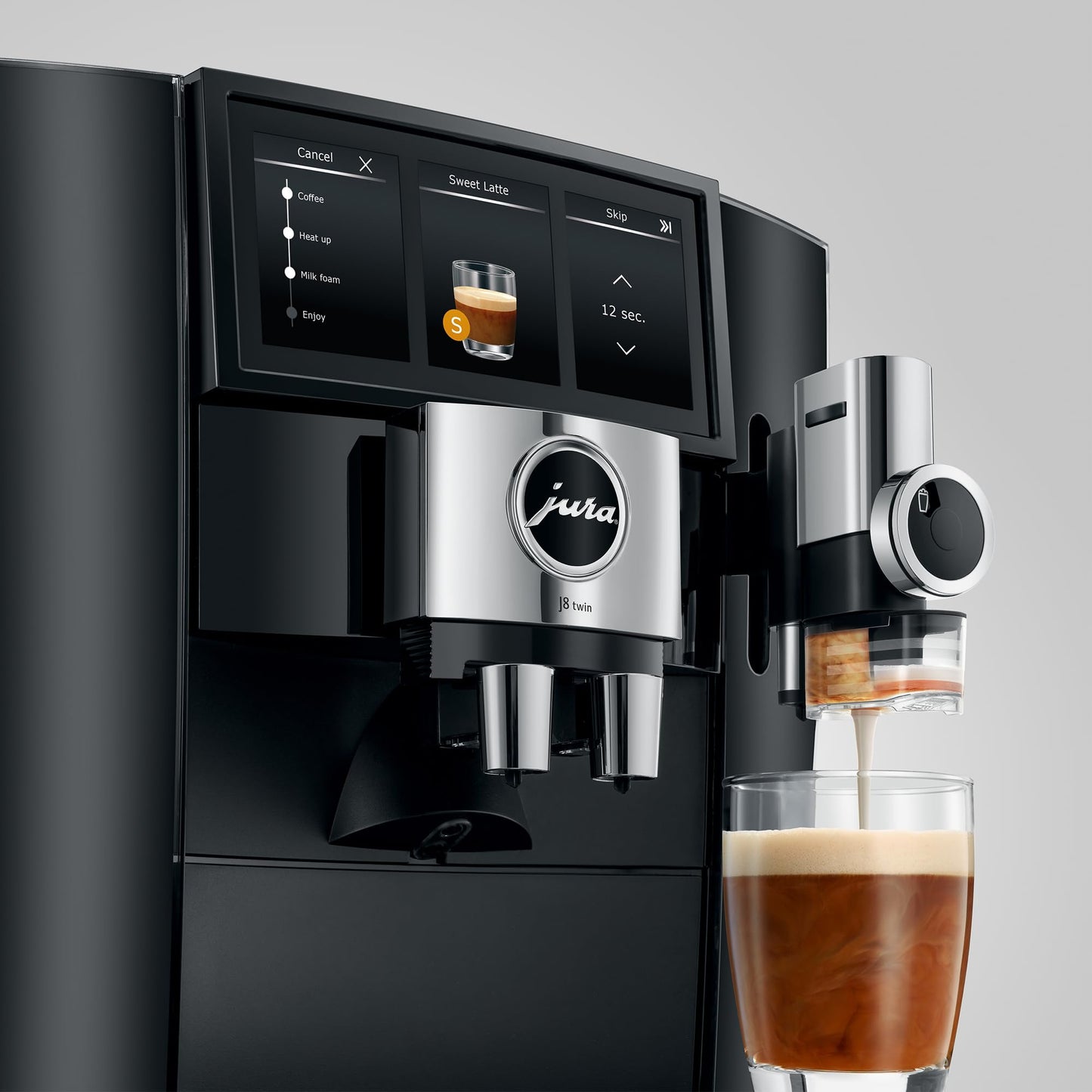 Jura J8 Twin Automatic Coffee Machine BLACK