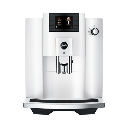 Jura E6 White Factory Serviced
